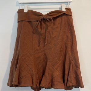 Bebe Linen Skirt